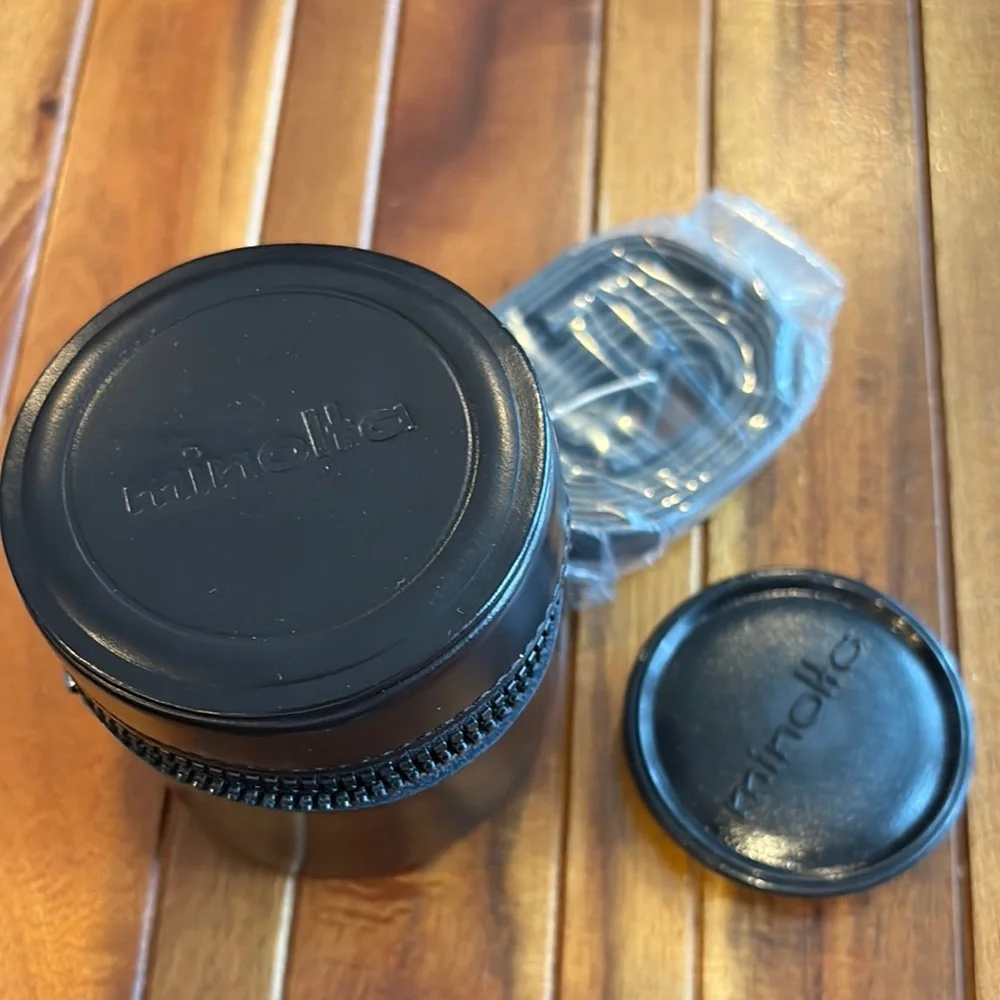 Minolta Lens Case 35mm f/ 2.8 for manual focus lens. Vintage. New